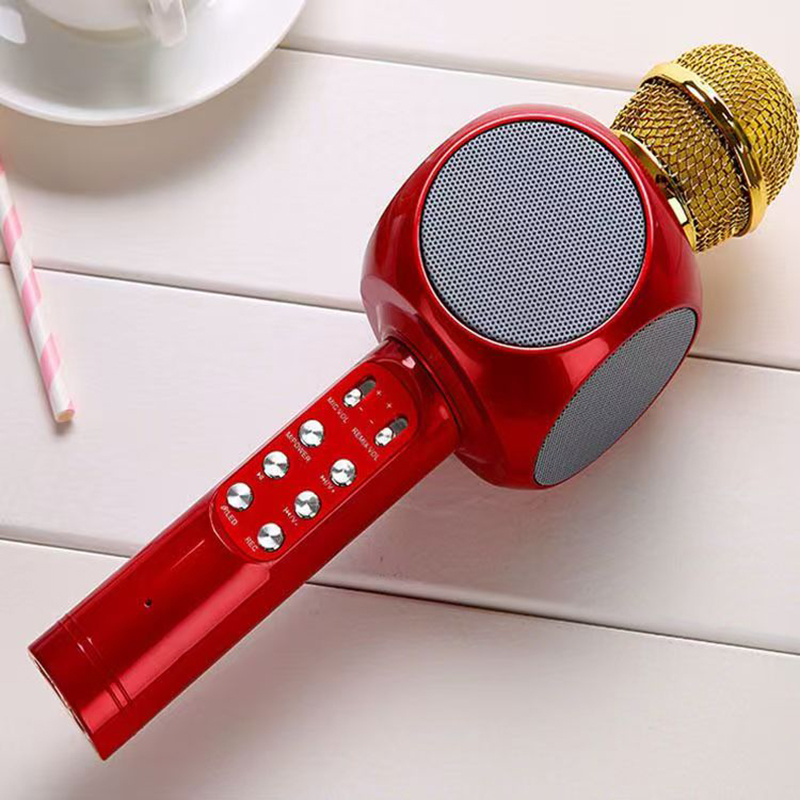 Bluetooth Karaoke Microphone Handheld - WS1816 Беспроводной детский микрофон для караоке