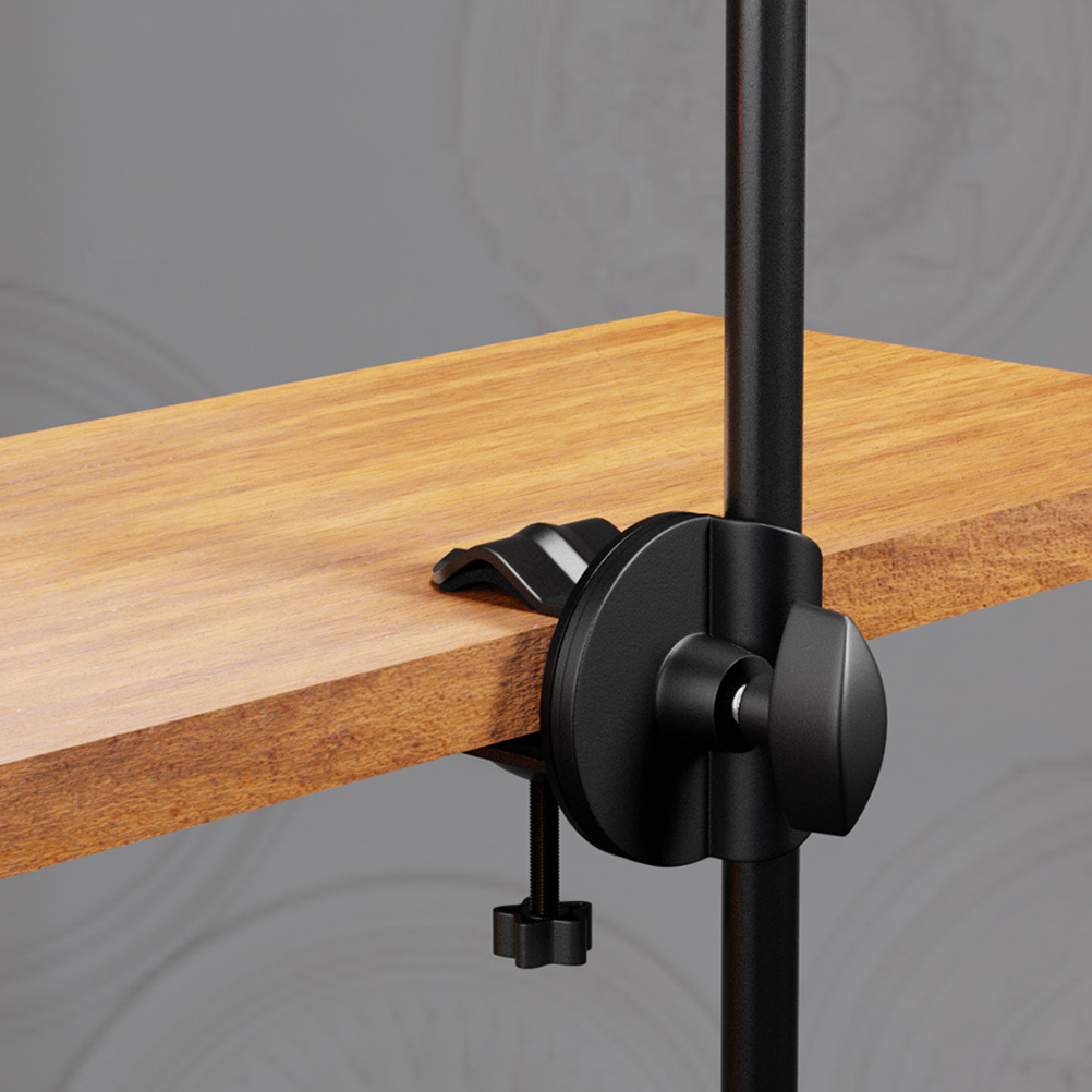 Microphone Stand Boom Arm Floor - Зажим для микрофона Настольный зажим для