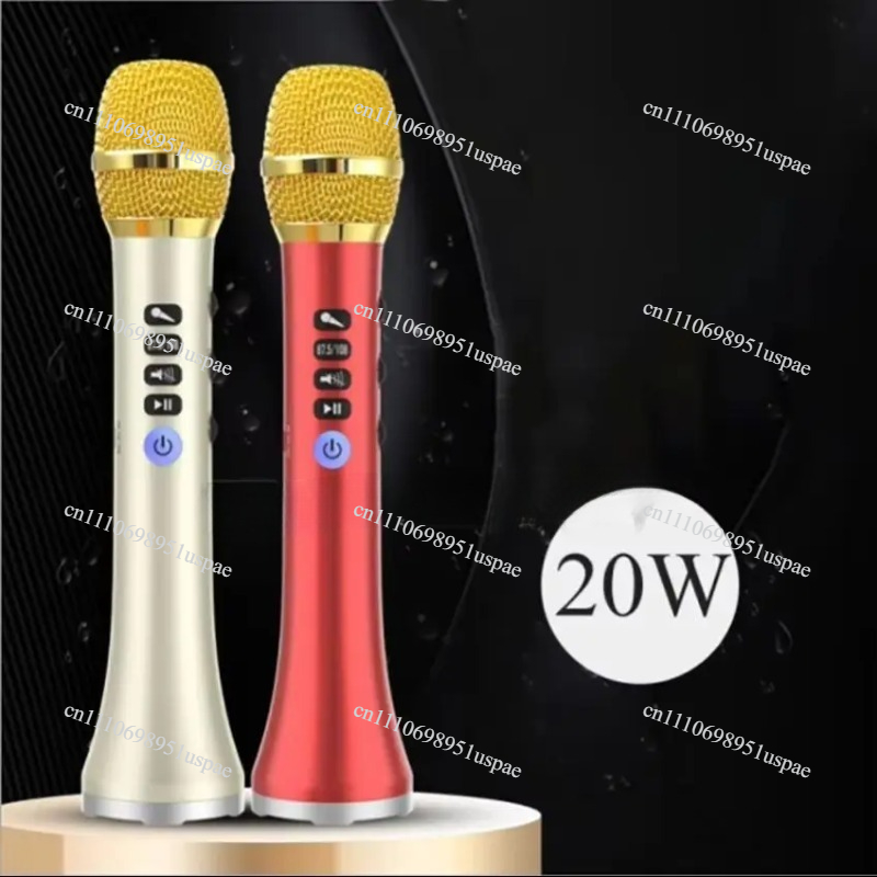 Bluetooth Karaoke Microphone Handheld - Беспроводной микрофон L-698DSP 20 Вт, портативный