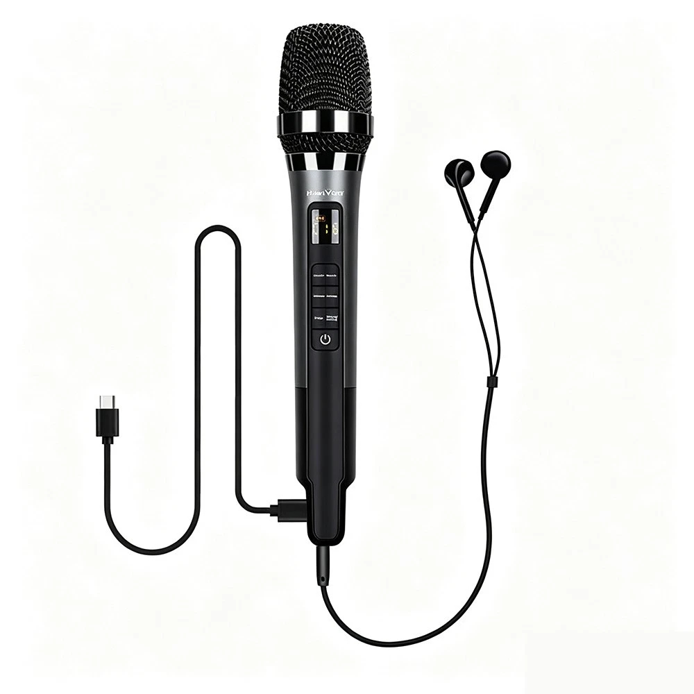 Bluetooth Karaoke Microphone Handheld - Микрофон TOFON H20 All-in-One со звуковой