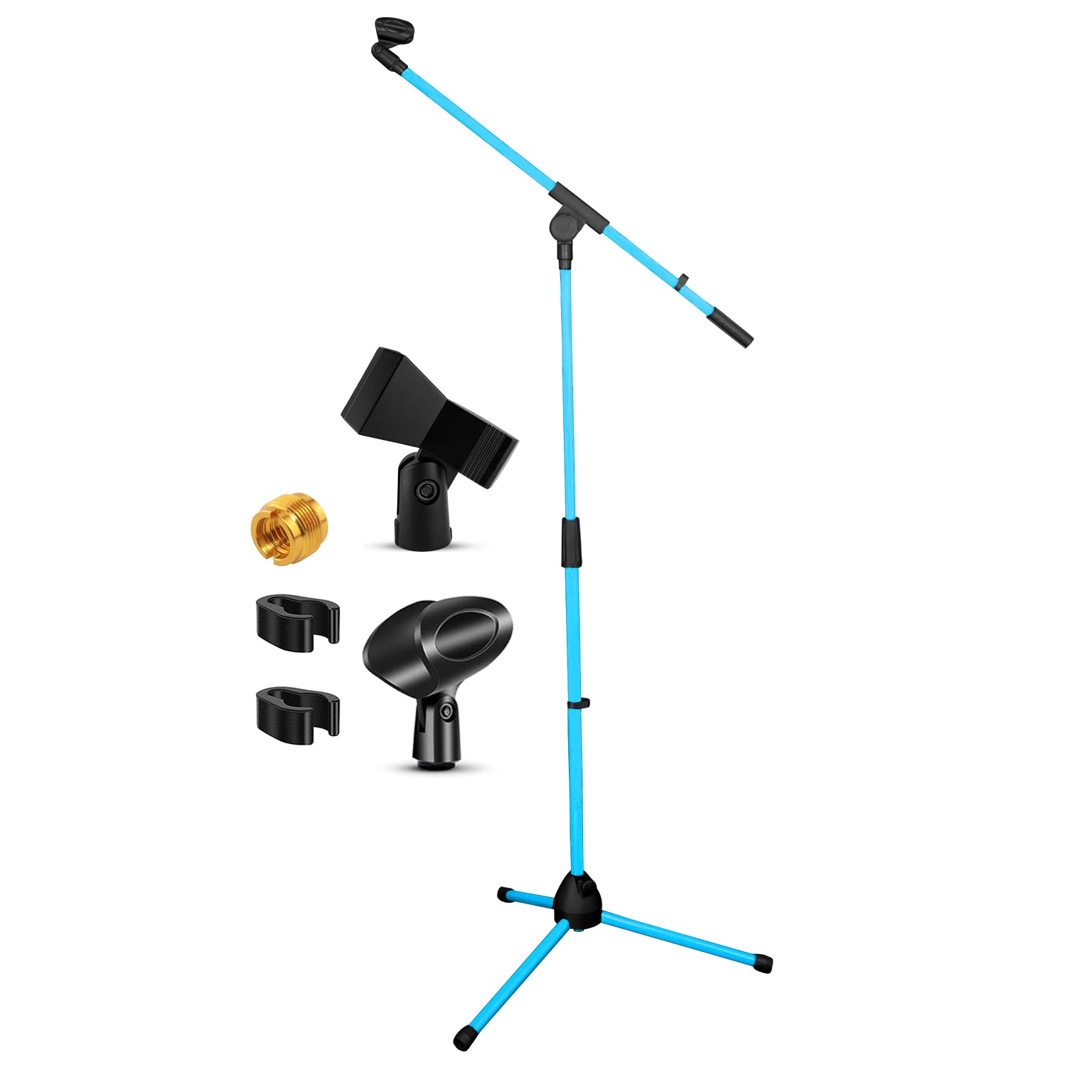 Microphone Stand Boom Arm Floor - 5-секционная регулируемая напольная микрофонная стойка-штатив с
