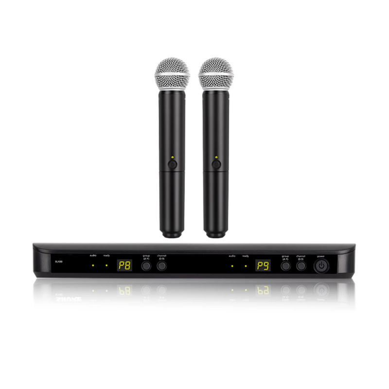Uhf Wireless Microphone System Dual Channel - Двухканальная беспроводная UHF-система с динамическими микрофонами