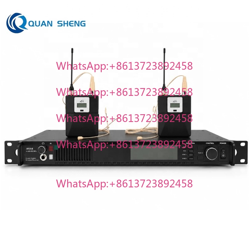 Uhf Wireless Microphone System Dual Channel - Цифровая беспроводная микрофонная система для диджеев