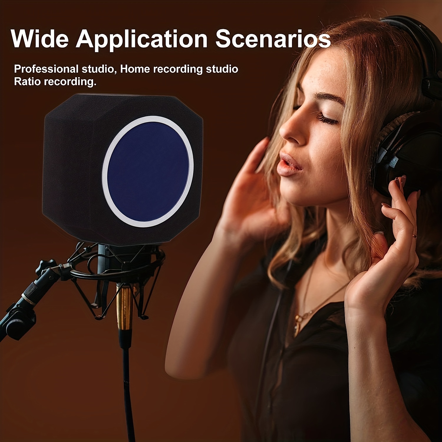 Microphone Pop Filter Foam Windscreen - Портативный микрофонный экран KTES с поп-фильтром