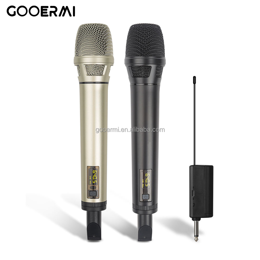 Uhf Wireless Microphone System Dual Channel - Портативная беспроводная микрофонная система UHF, двухканальный