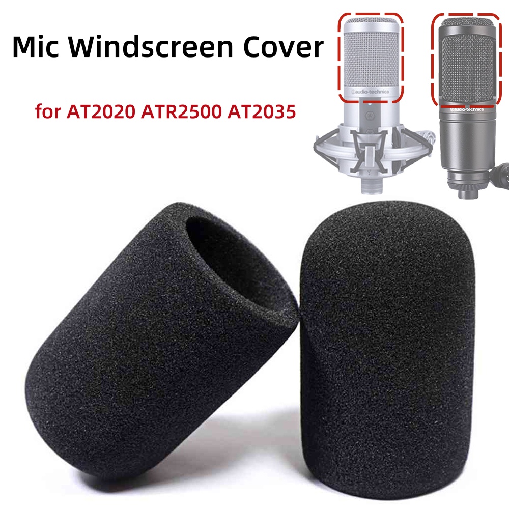2 шт. AT2020 ветровое стекло м – обзор и цена Microphone Pop Filter Foam Windscreen
