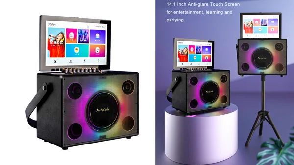 Портативная караоке-колонка дл – обзор и цена Karaoke Machine Portable With 2 Mic