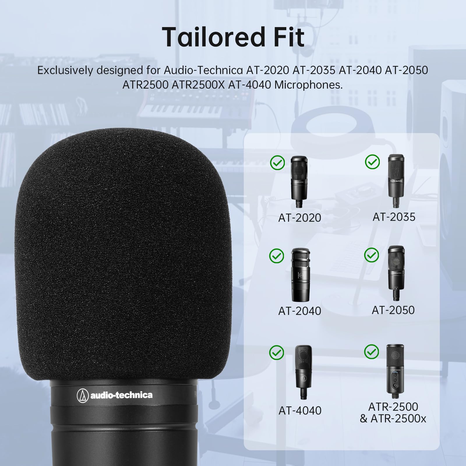 Поп-фильтр/лобовое стекло для  – обзор и цена Microphone Pop Filter Foam Windscreen