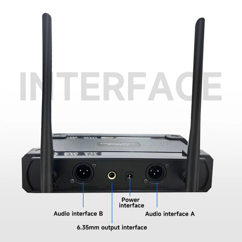 Профессиональная 2-канальная б – обзор и цена Uhf Wireless Microphone System Dual Channel