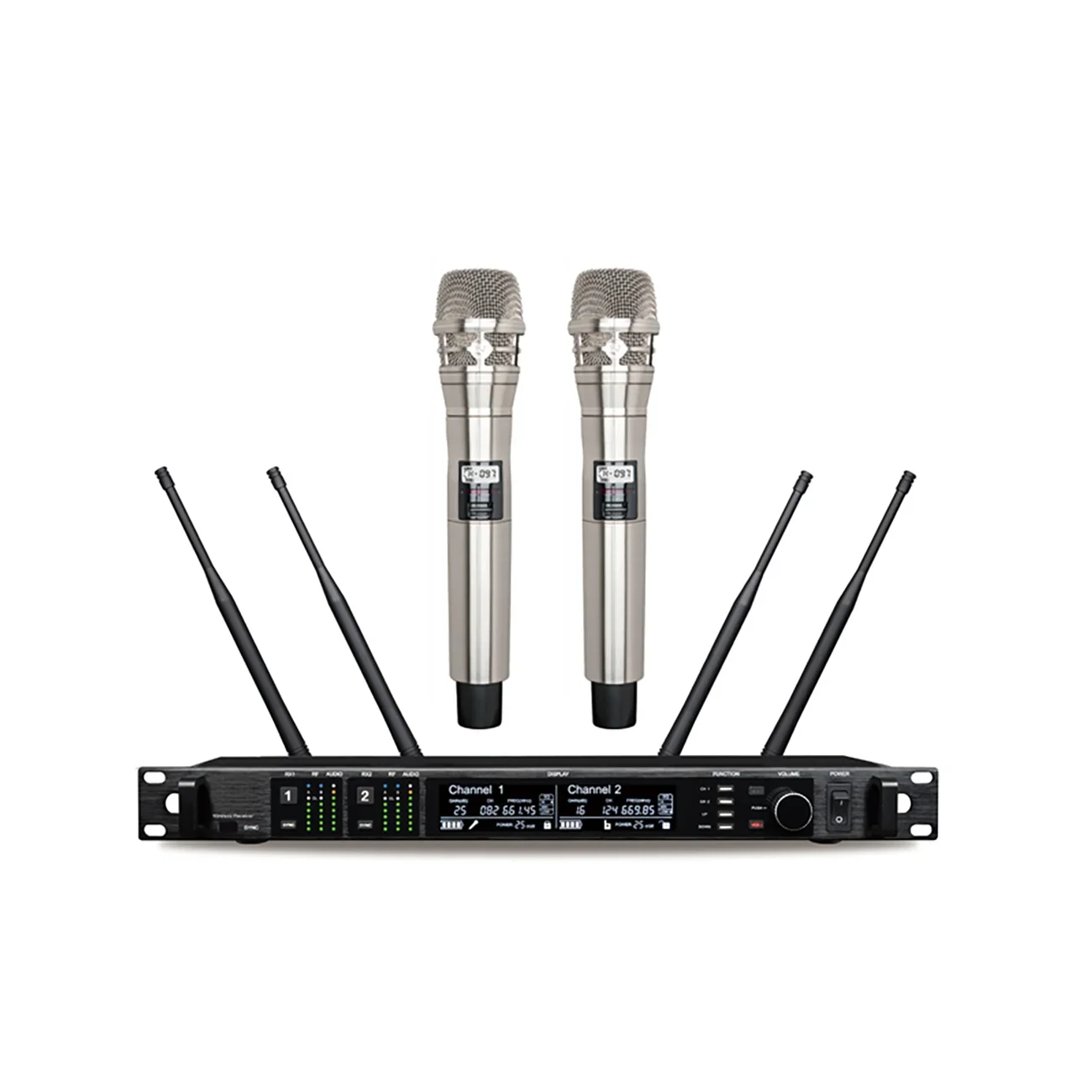 Лучший портативный беспроводно – обзор и цена Wireless Lavalier Microphone Dual Receiver