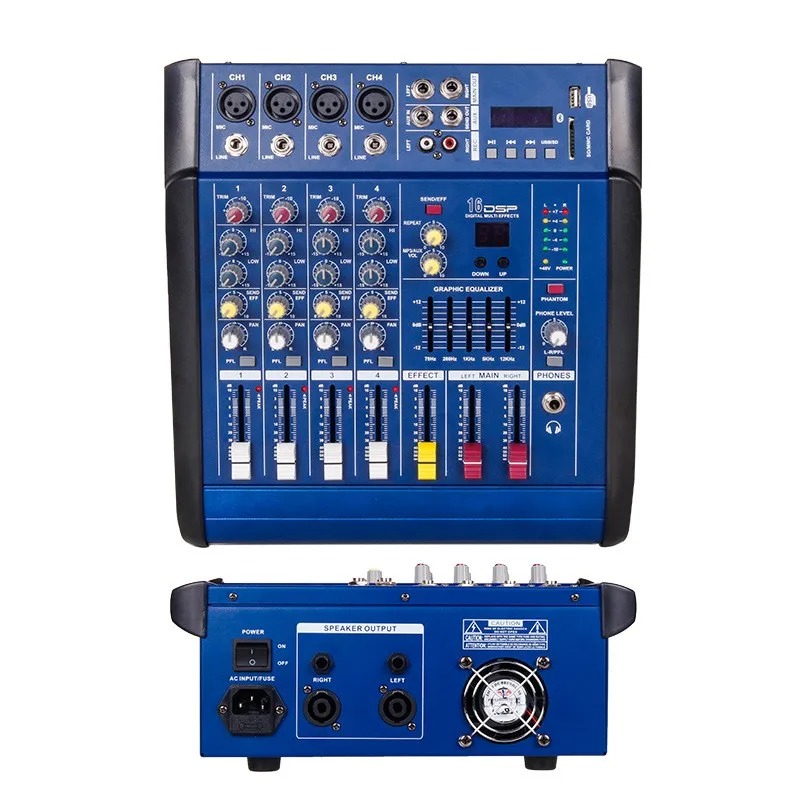 Профессиональный усилитель мощ – обзор и цена Karaoke Amplifier Mixer Bluetooth