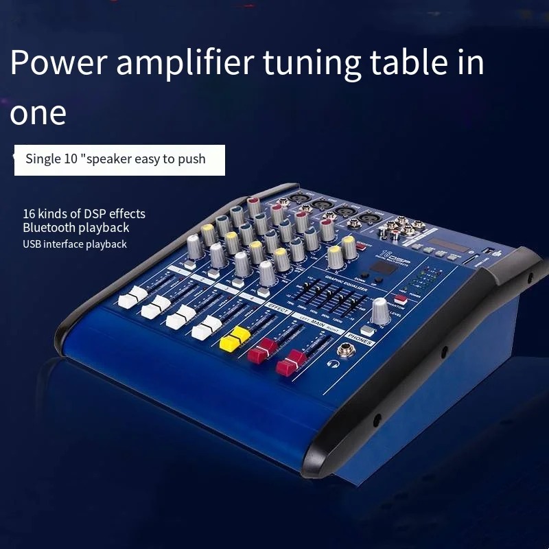 Профессиональный усилитель мощ – обзор и цена Karaoke Amplifier Mixer Bluetooth