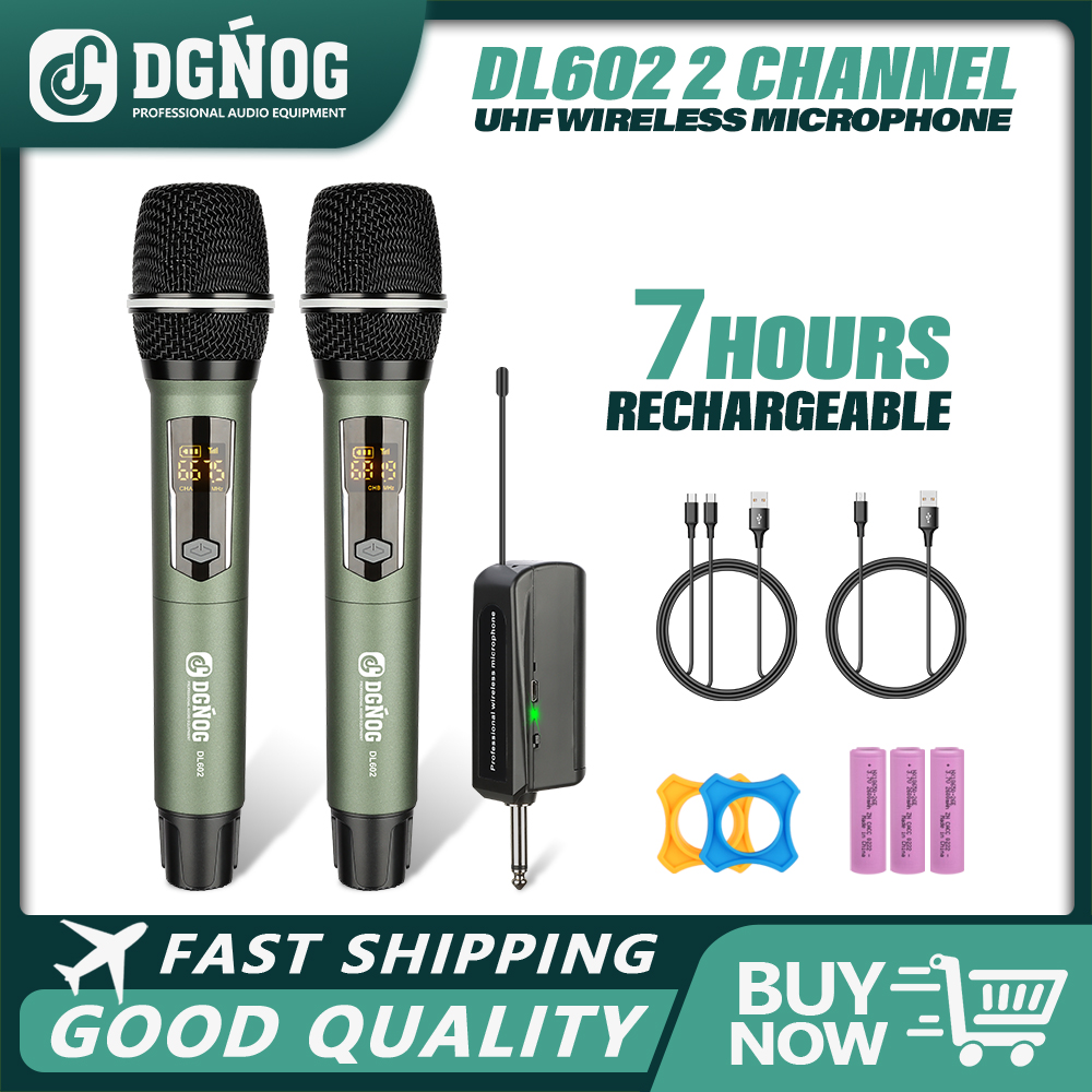 Двойная ручная динамическая ми – обзор и цена Uhf Wireless Microphone System Dual Channel