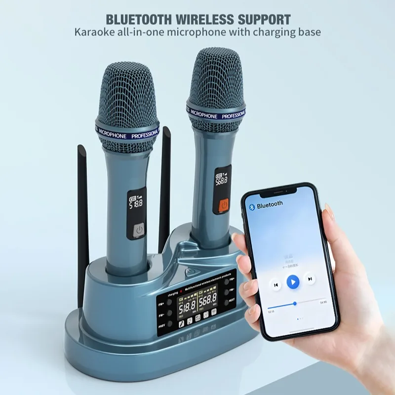 Беспроводной микрофонный компл – обзор и цена Bluetooth Karaoke Microphone Handheld