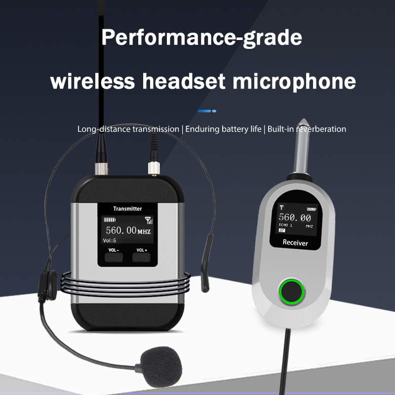 UHF двойная беспроводная микро – обзор и цена Wireless Lavalier Microphone Dual Receiver