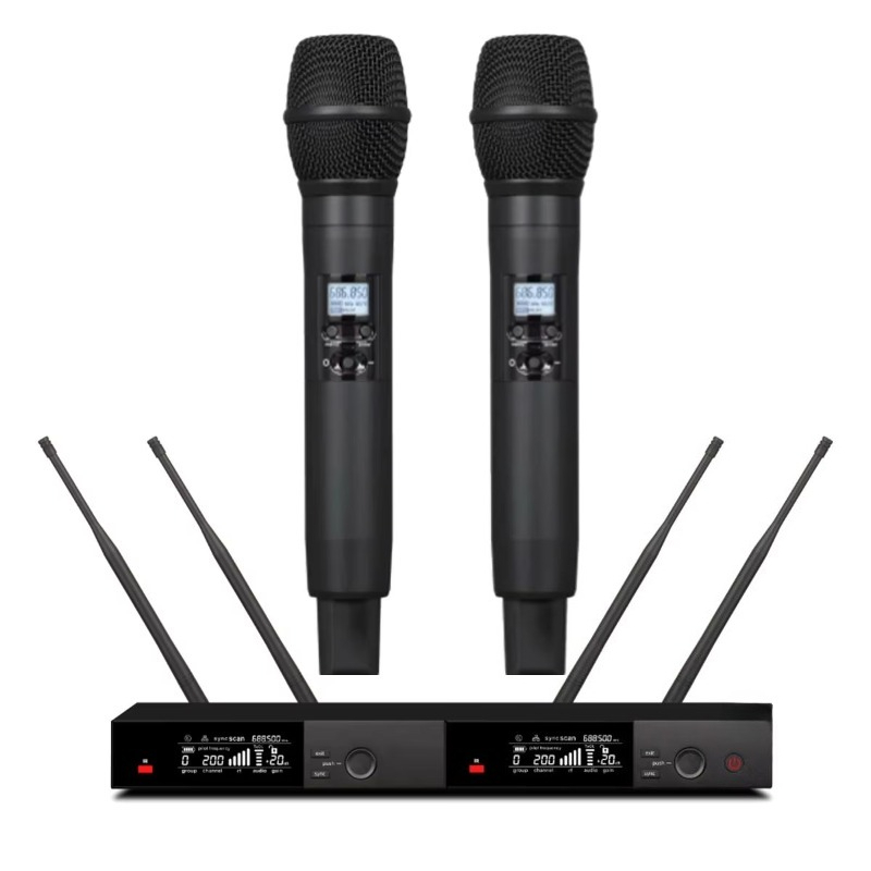 Двухканальная беспроводная мик – обзор и цена Uhf Wireless Microphone System Dual Channel