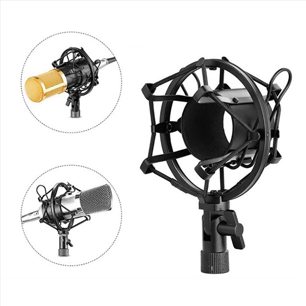 【A21Z】 Универсальный антивибра – обзор и цена Microphone Shock Mount Universal