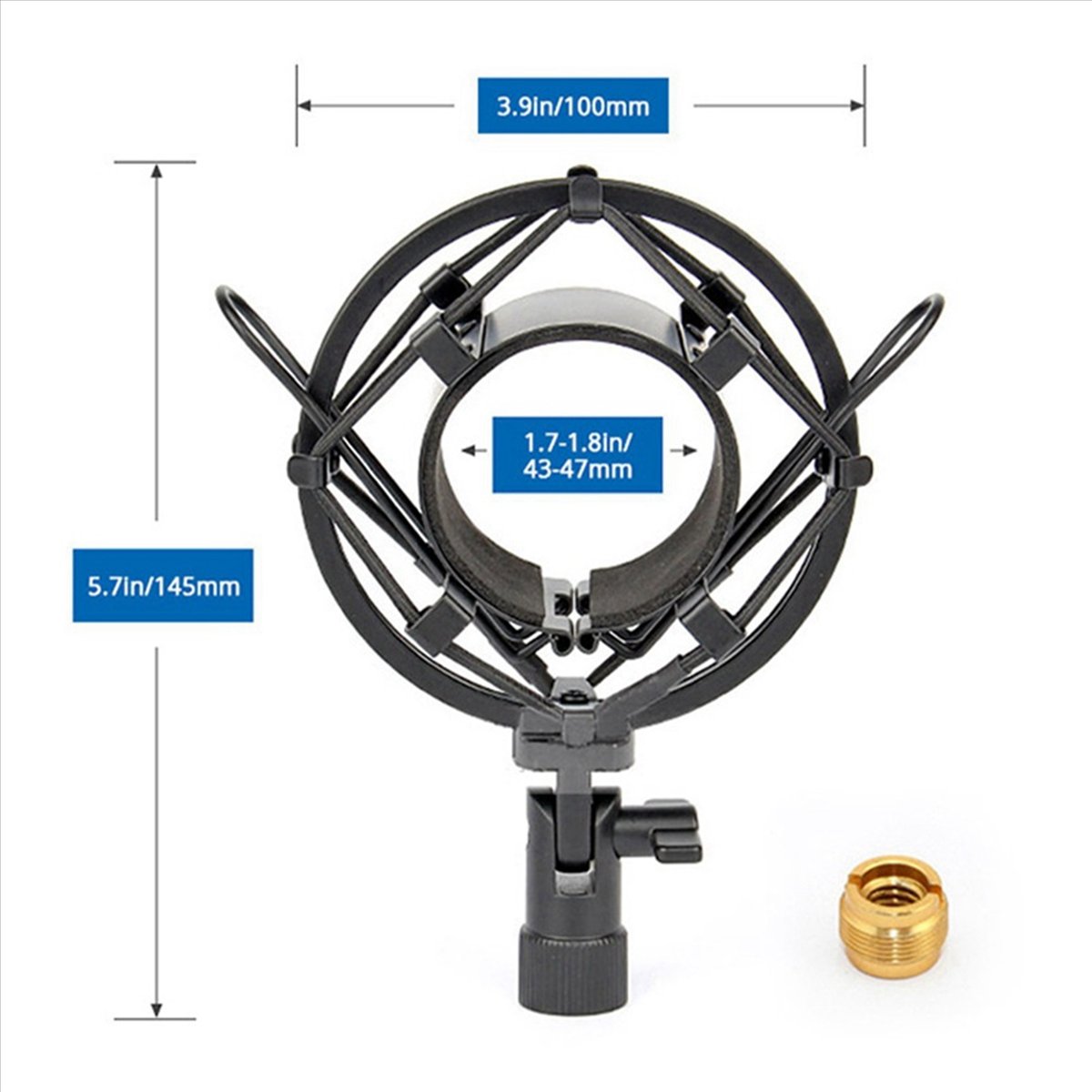 【A21Z】 Универсальный антивибра – обзор и цена Microphone Shock Mount Universal