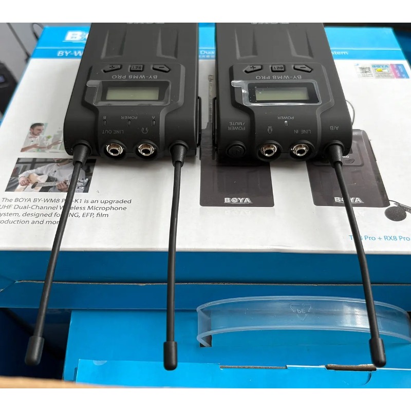 1 шт. подходит для беспроводно – обзор и цена Wireless Lavalier Microphone Dual Receiver