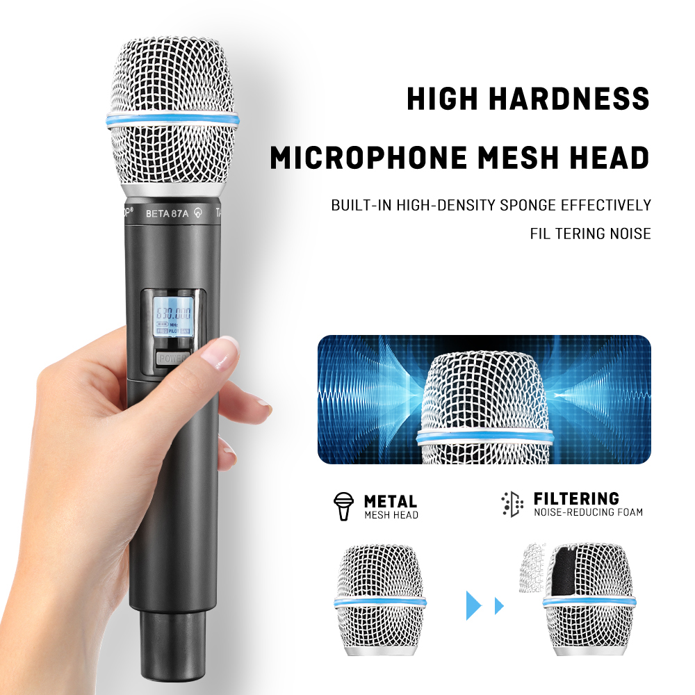 Профессиональная беспроводная  – обзор и цена Uhf Wireless Microphone System Dual Channel