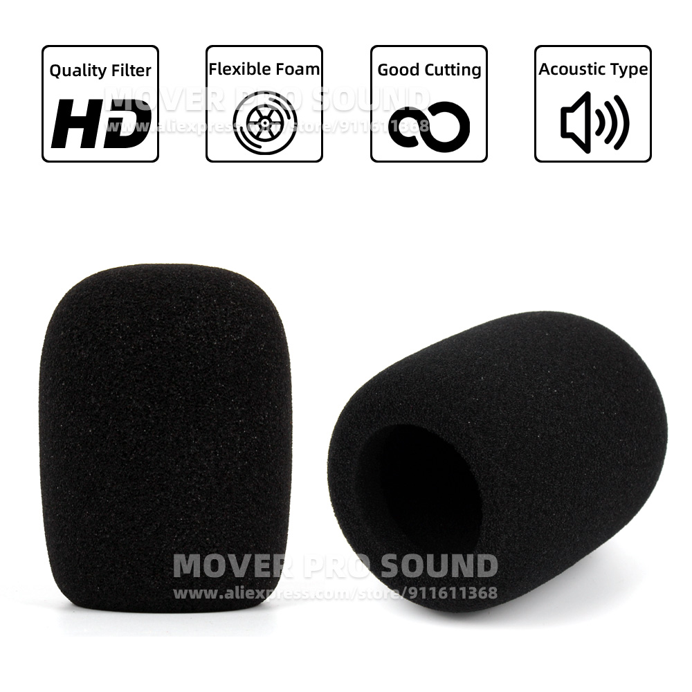 2 шт. ветрозащитных накладок/п – обзор и цена Microphone Pop Filter Foam Windscreen