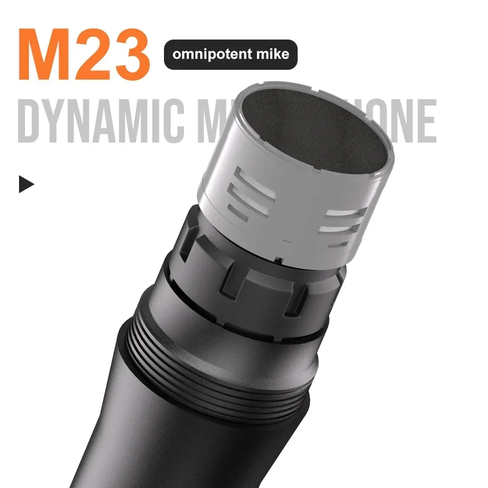 Беспроводной микрофон UHF M23, – обзор и цена Rechargeable Wireless Mic Lithium Battery