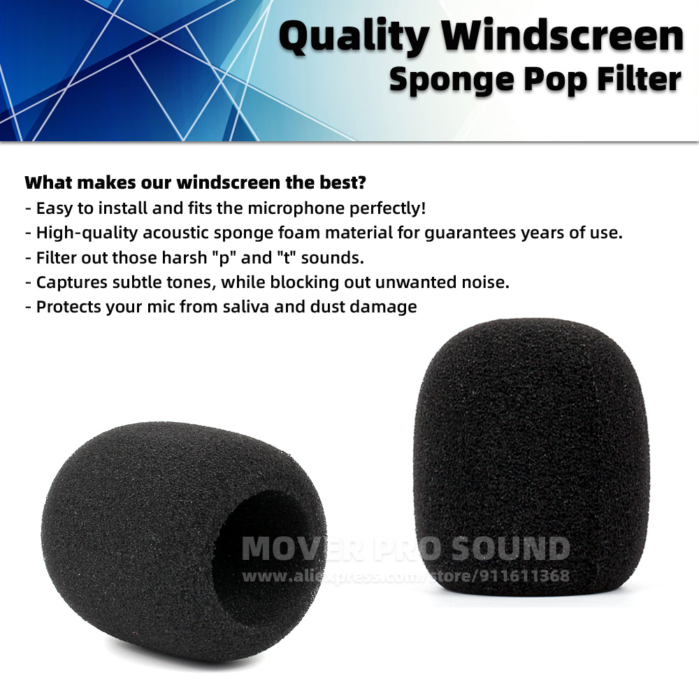 Совместимый ветрозащитный филь – обзор и цена Microphone Pop Filter Foam Windscreen