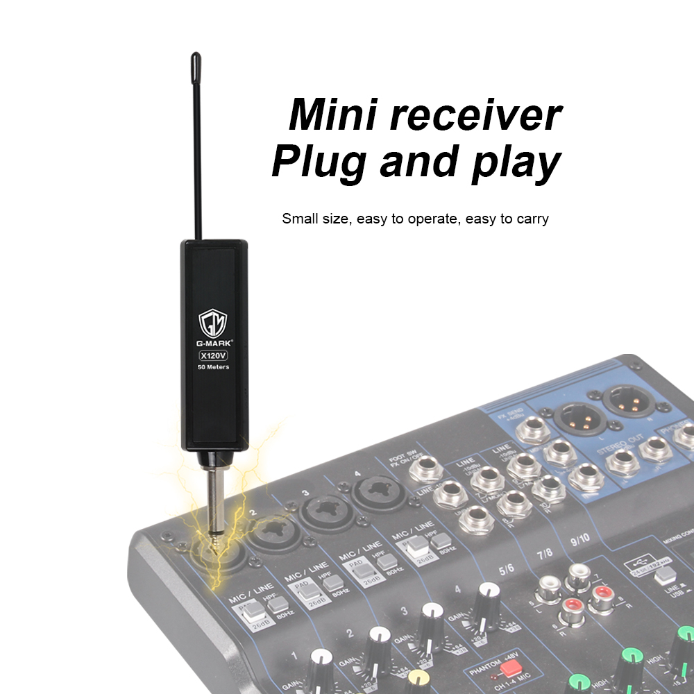 Микрофон G-MARK X110V, беспров – обзор и цена Rechargeable Wireless Mic Lithium Battery