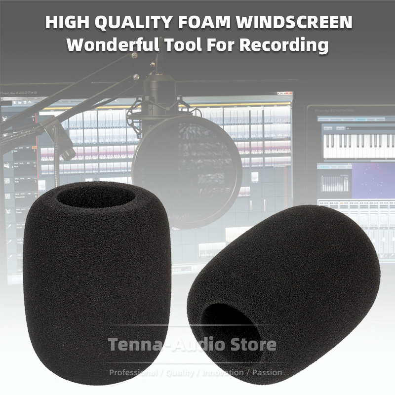 Пенопластовый микрофон на лобо – обзор и цена Microphone Pop Filter Foam Windscreen