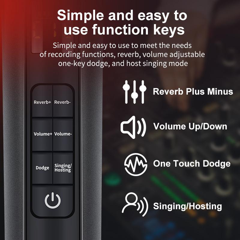 Микрофон TOFON H20 All-in-One  – обзор и цена Bluetooth Karaoke Microphone Handheld