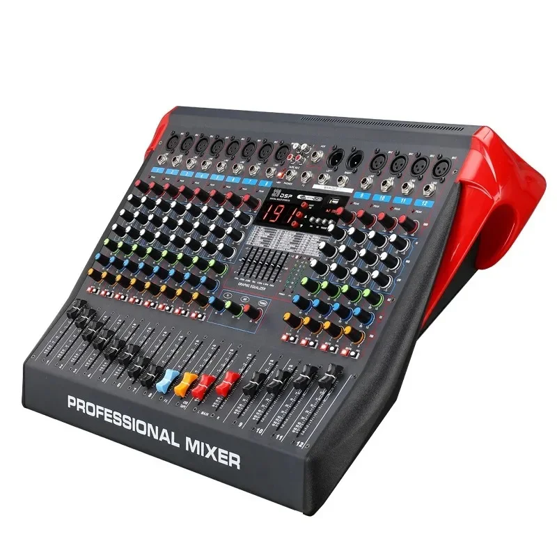 LXR12 12-канальный Bluetooth ц – обзор и цена Karaoke Amplifier Mixer Bluetooth