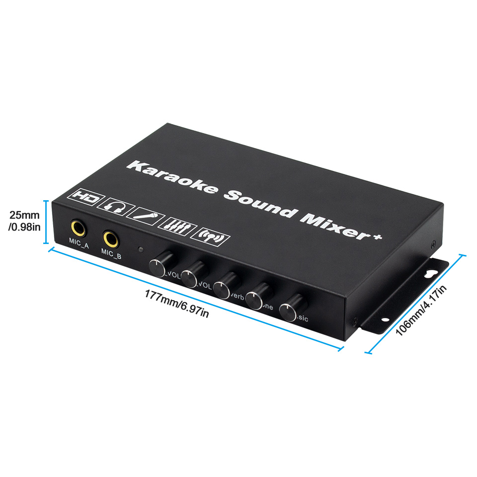 Профессиональная караоке-систе – обзор и цена Karaoke Amplifier Mixer Bluetooth