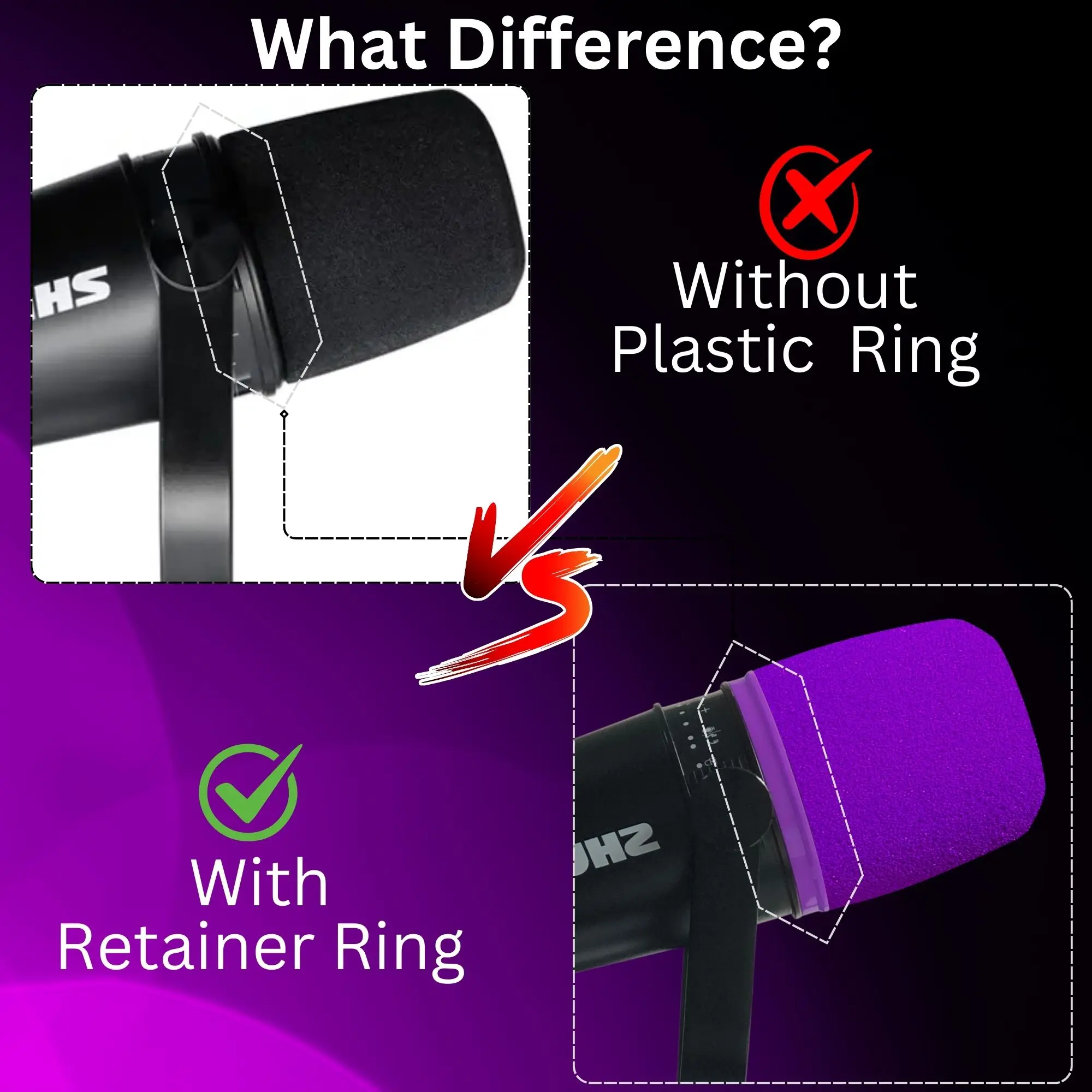 Поролоновая ветрозащита MV7 дл – обзор и цена Microphone Pop Filter Foam Windscreen