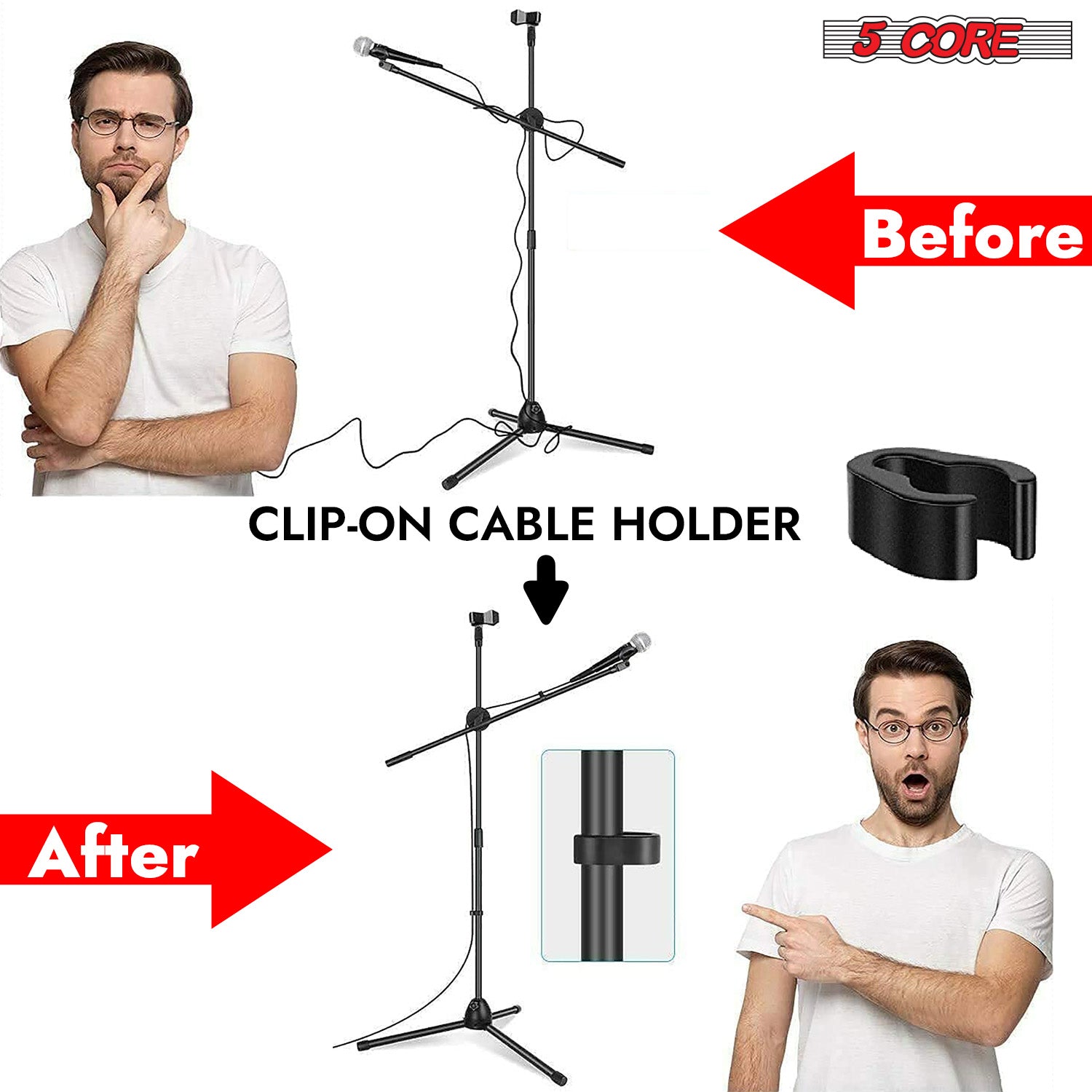 5-секционная регулируемая напо – обзор и цена Microphone Stand Boom Arm Floor