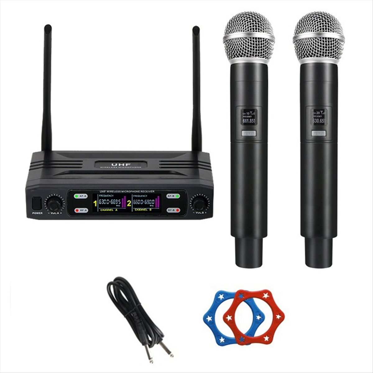 T1584C-Двухканальная профессио – обзор и цена Uhf Wireless Microphone System Dual Channel
