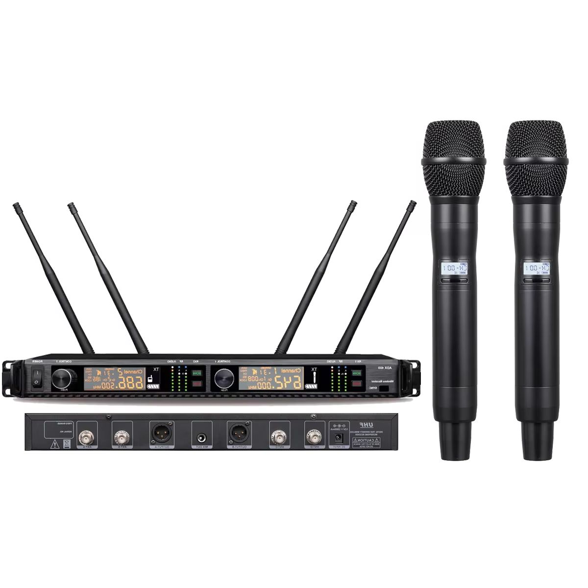 Двухканальная цифровая беспров – обзор и цена Uhf Wireless Microphone System Dual Channel