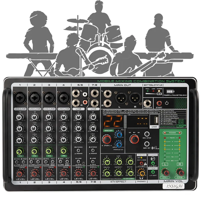 Перезаряжаемый аккумулятор емк – обзор и цена Karaoke Amplifier Mixer Bluetooth
