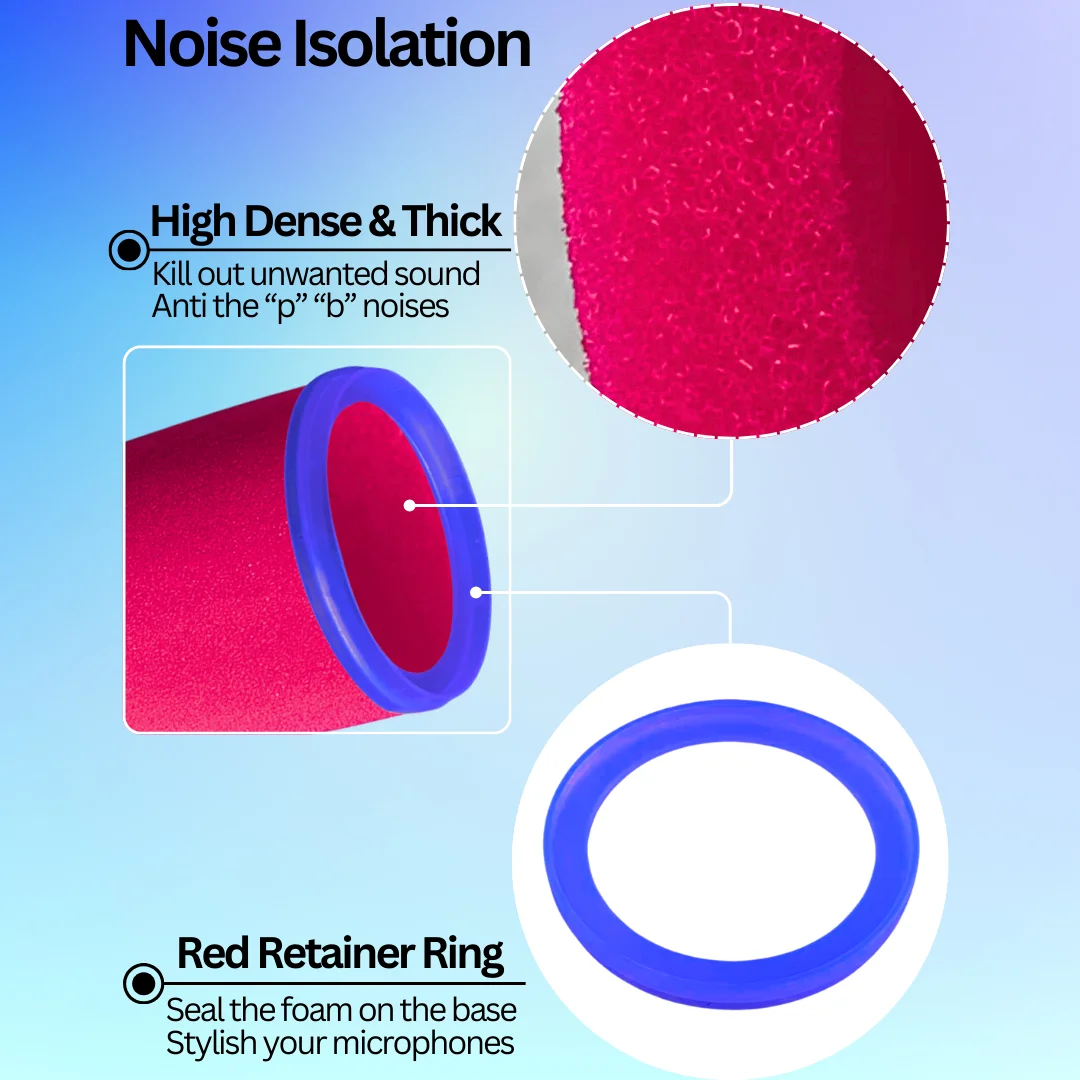 Сменный поп-фильтр (ветрозащит – обзор и цена Microphone Pop Filter Foam Windscreen