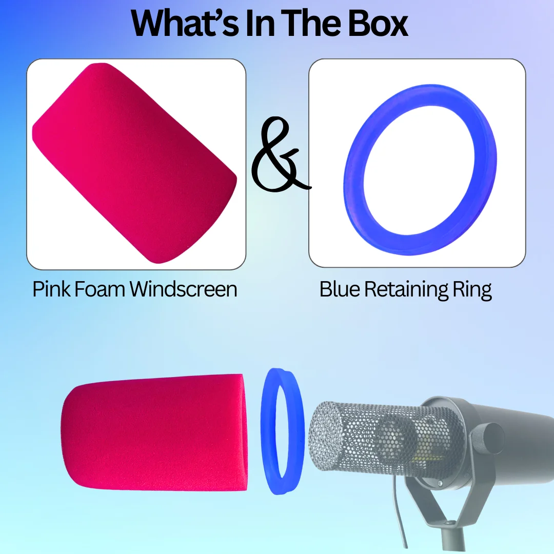 Сменный поп-фильтр (ветрозащит – обзор и цена Microphone Pop Filter Foam Windscreen