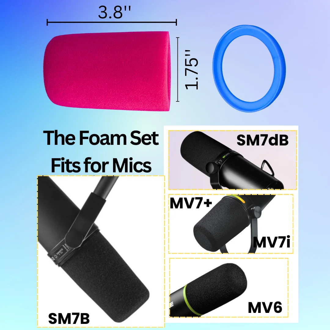 Сменный поп-фильтр (ветрозащит – обзор и цена Microphone Pop Filter Foam Windscreen