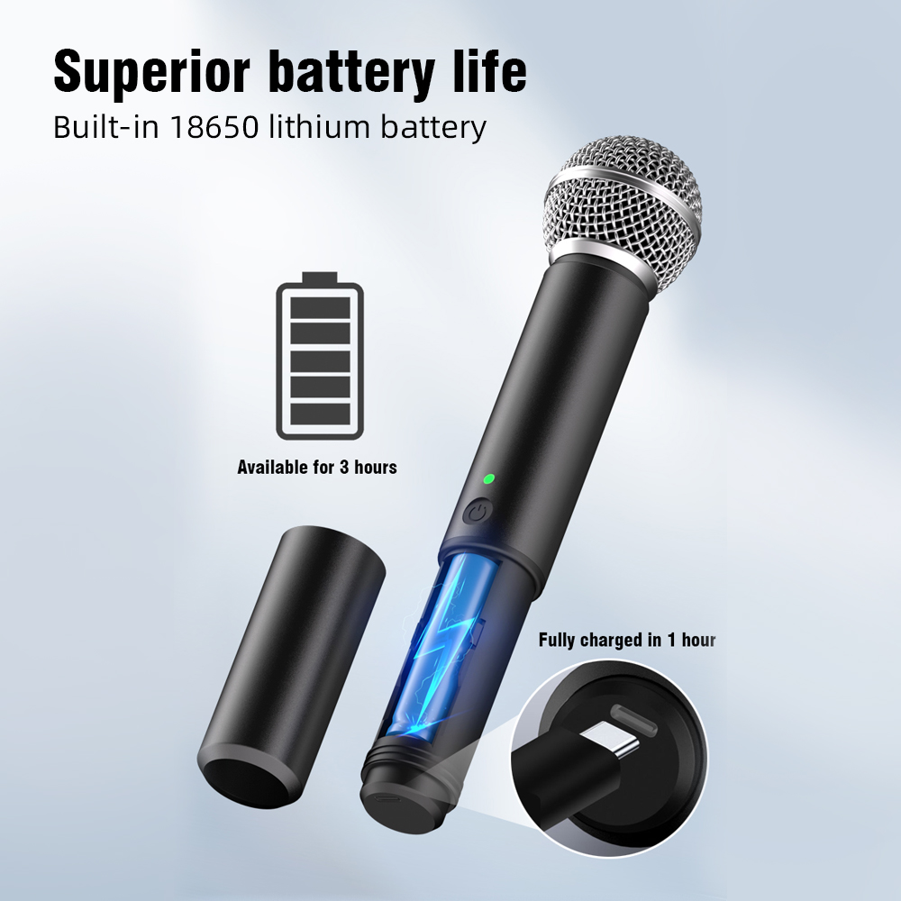 Беспроводной микрофон G-MARK U – обзор и цена Rechargeable Wireless Mic Lithium Battery