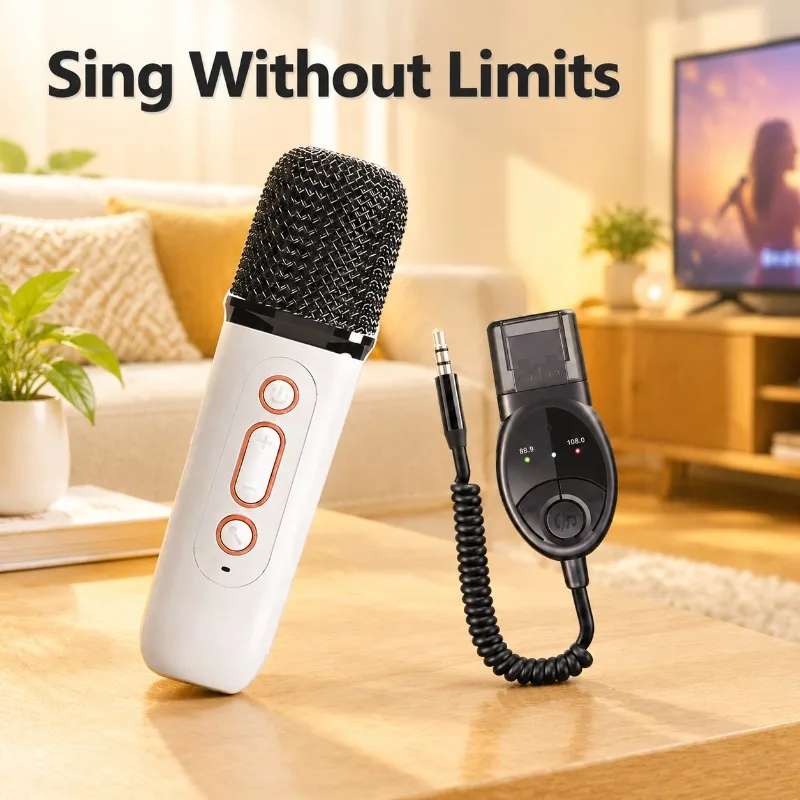 Встроенный микрофон и динамик, – обзор и цена Bluetooth Karaoke Microphone Handheld