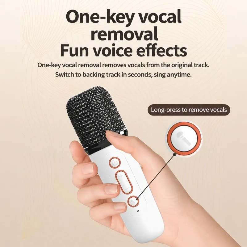 Встроенный микрофон и динамик, – обзор и цена Bluetooth Karaoke Microphone Handheld