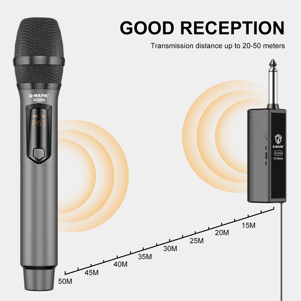 Беспроводной микрофон G-MARK X – обзор и цена Rechargeable Wireless Mic Lithium Battery