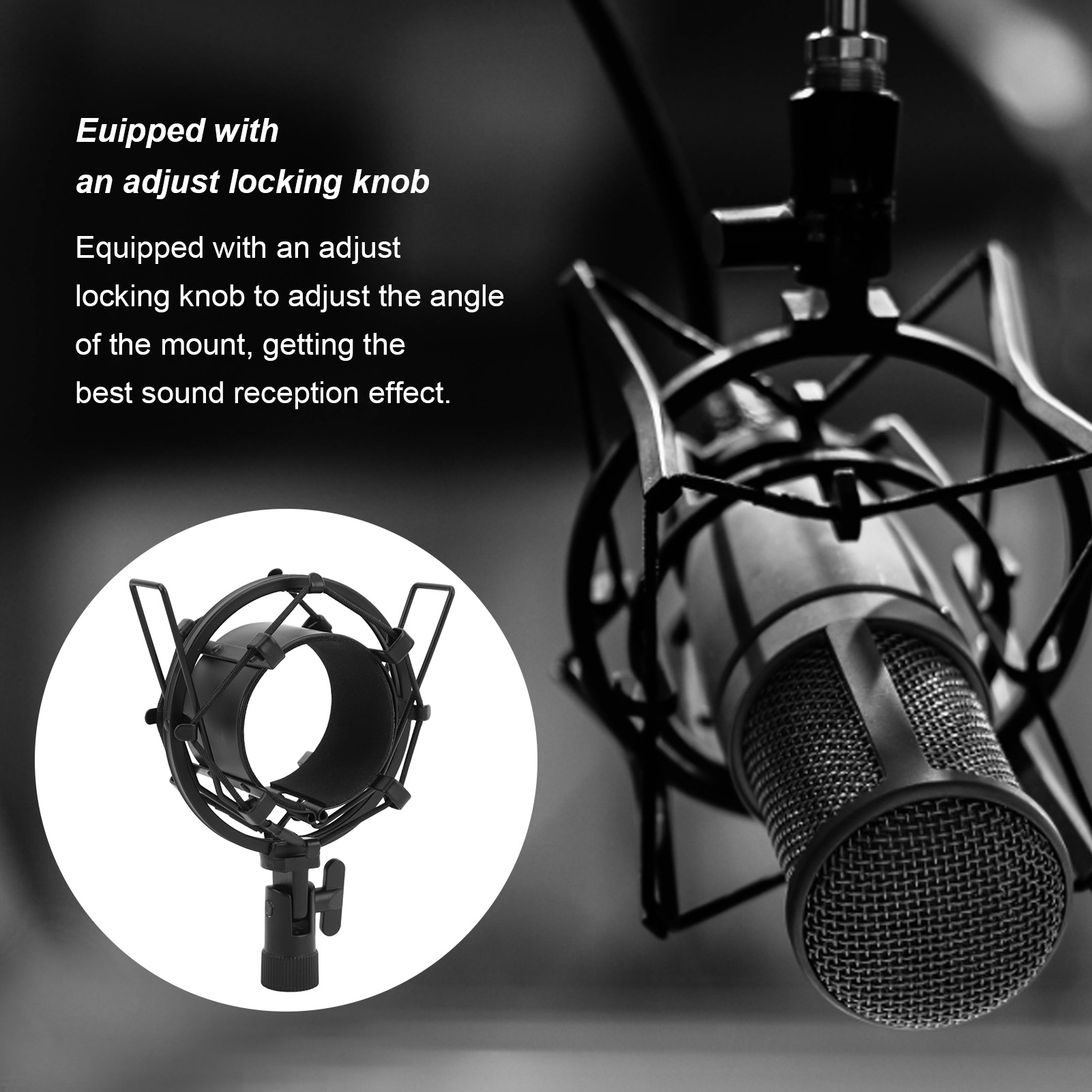 Держатель для микрофона с анти – обзор и цена Microphone Shock Mount Universal