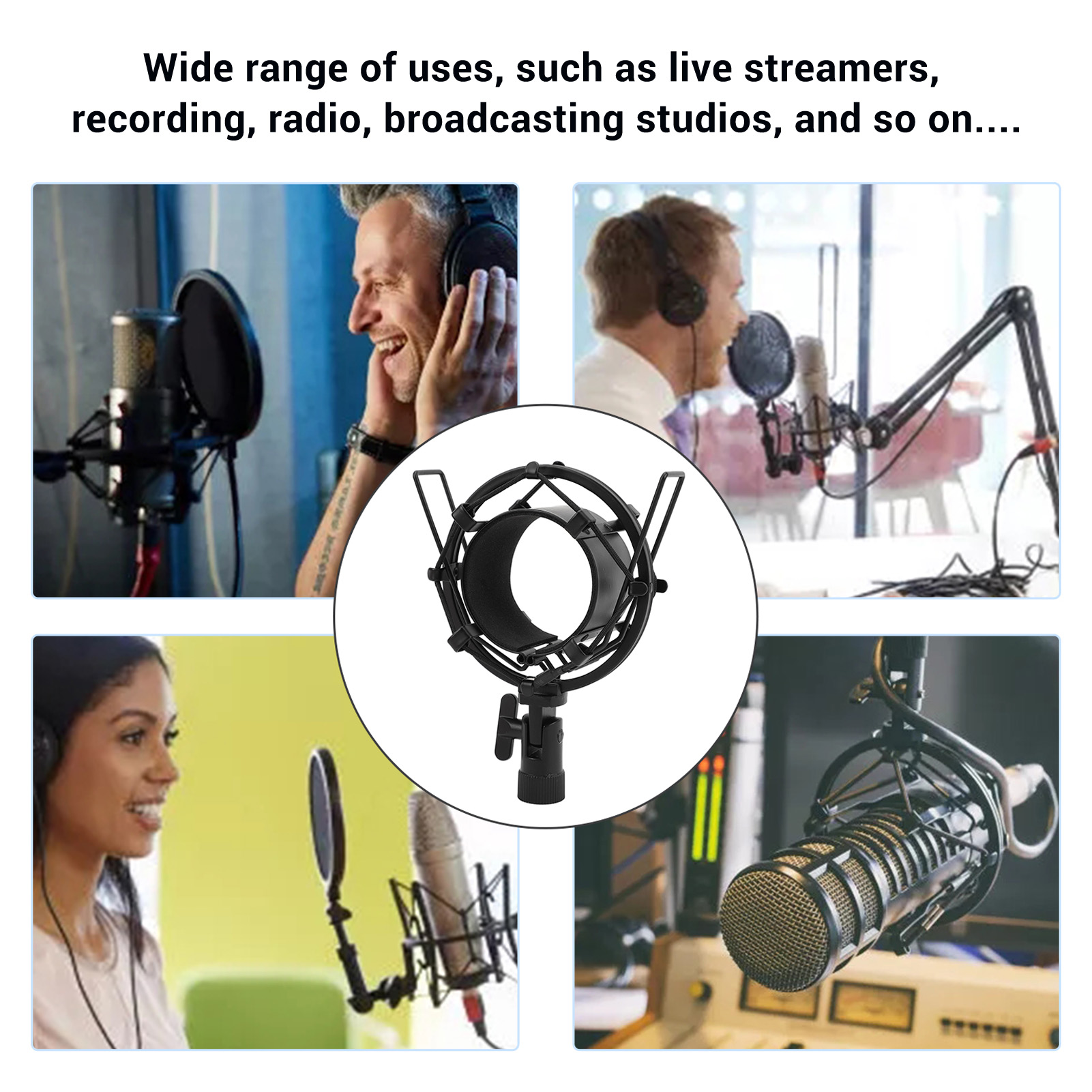Держатель для микрофона с анти – обзор и цена Microphone Shock Mount Universal