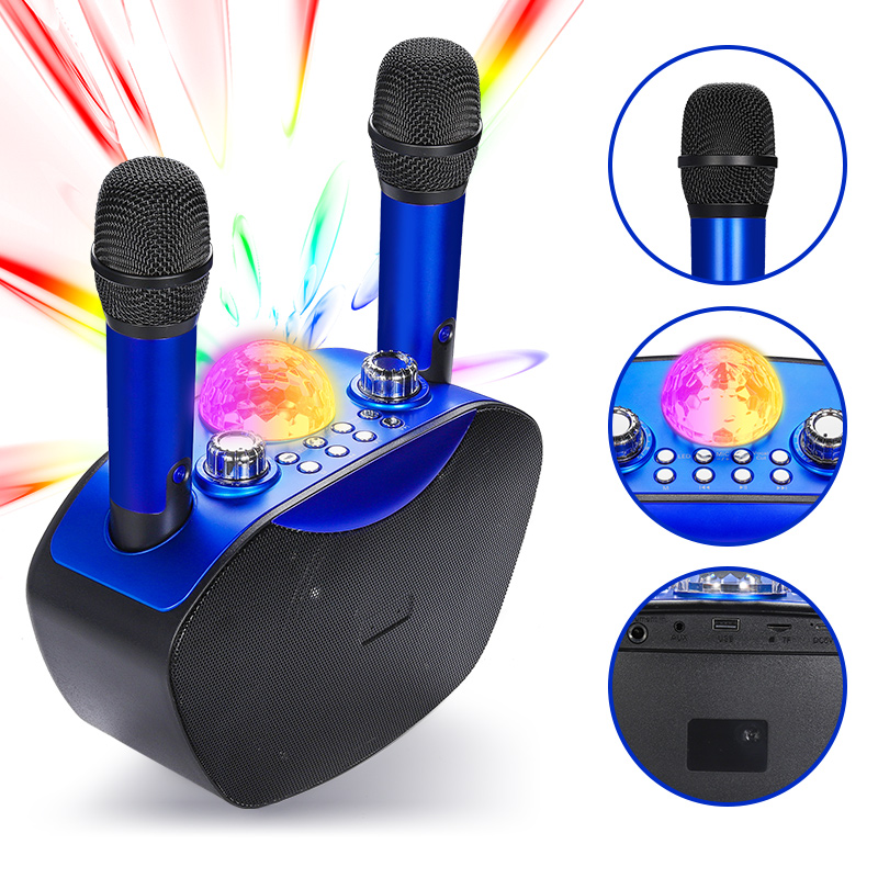 Портативная мини-колонка-сабву – обзор и цена Bluetooth Karaoke Microphone Handheld