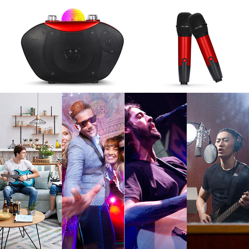 Портативная мини-колонка-сабву – обзор и цена Bluetooth Karaoke Microphone Handheld