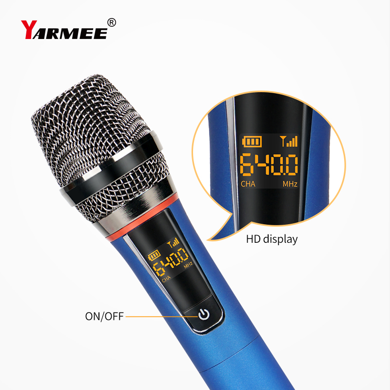 YARMEE профессиональный USB бе – обзор и цена Rechargeable Wireless Mic Lithium Battery