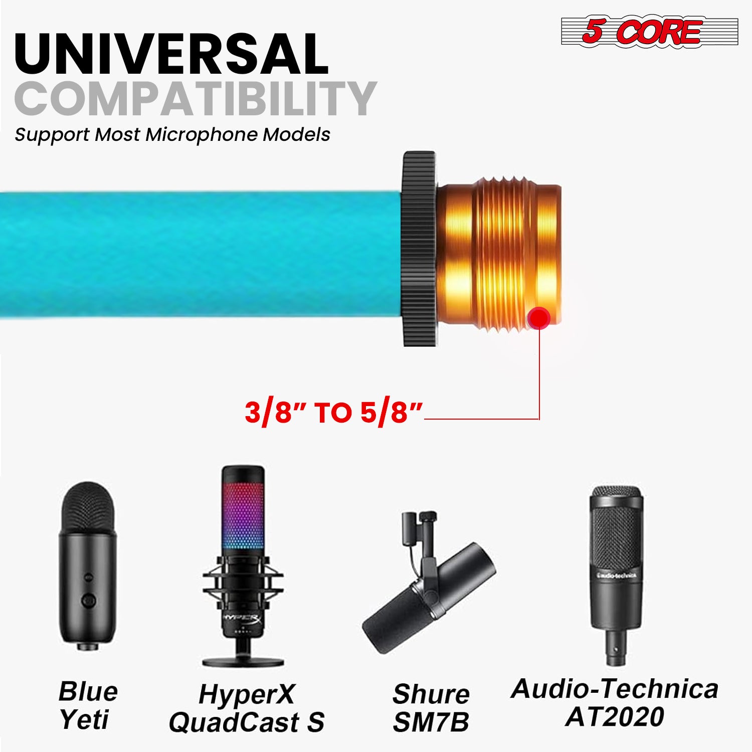 5-секционная регулируемая напо – обзор и цена Microphone Stand Boom Arm Floor